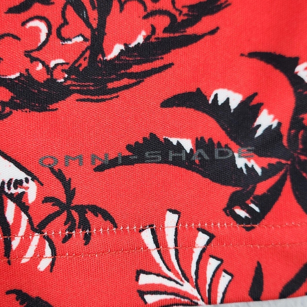 Georgia Bulldogs Shirt Mens XL Red NCAA Football Columbia PFG Tropical Print - Picture 6 of 15